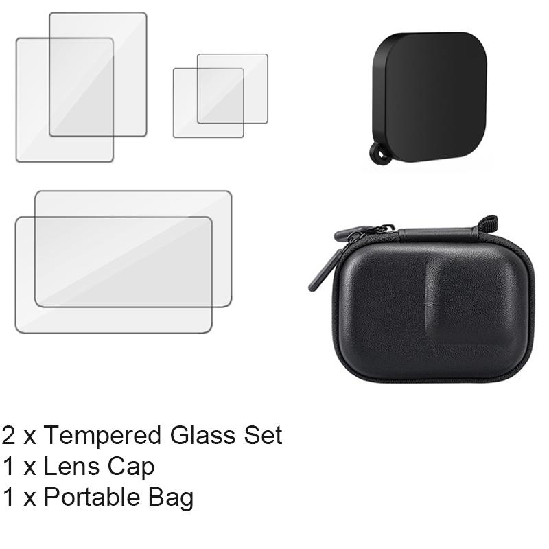 Защитная пленка для экрана GoPro Hero 13, силиконовый чехол, защита из закаленного стекла, сумка, крышка для объектива для Go Pro Hero 13 Black, аксессуары