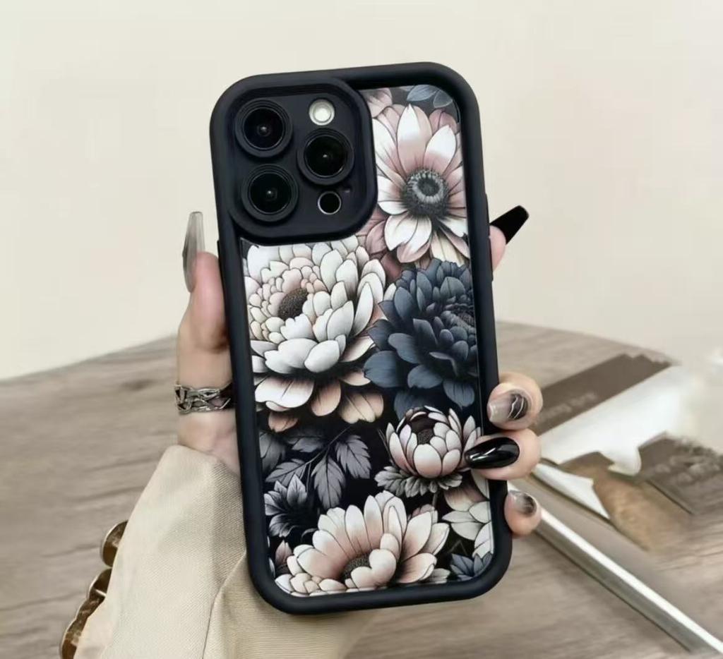 Ретро цветочный ремешок для чехла мобильного телефона iphone17pro Apple 15/14pro/13promax новый 12