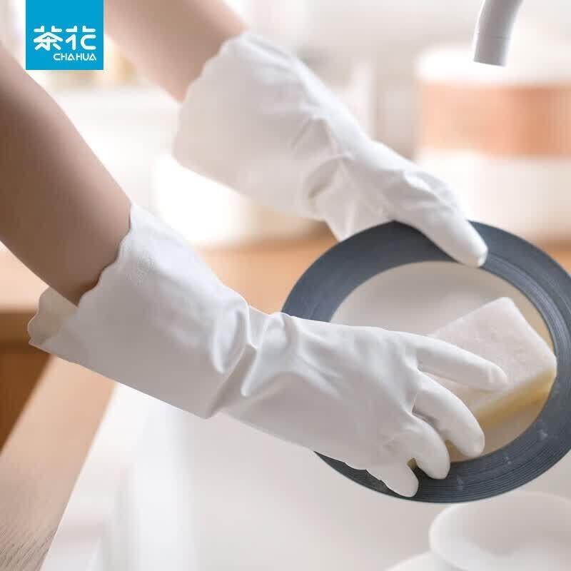 Chahua PVC Latex Waterproof Cleaning Gloves