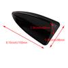 Car Auto Shark Fins Design Roof Decorative Antenna Aerial Black Universal Fit