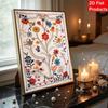 Цветы DIY Жемчуг Алмазная Живопись Наборы Без Рамки 30x40см Алмазная Мозаика Наборы для Взрослых/Новичков Идея для Подарка Декор Стены Дома