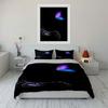 Purple and blue butterfly. Bedding sets Duvet cover sets Duvet covers Pillowcases(1*Duvet Cover 2*Pillowcases without duvet insert)