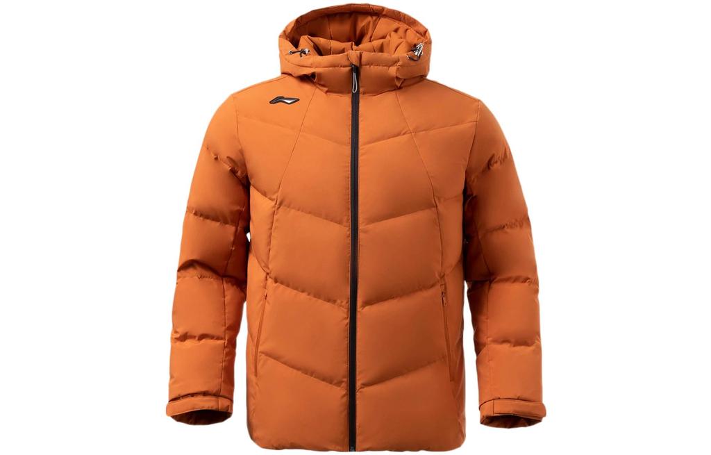 Li Ning Спортивная серия Пуховик мужской Bombay Tan AYMR031-4