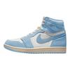 Jordan Air Jordan 1 Скользкие Устойчивые к истиранию Высокие Винтажные Баскетбольные Кроссовки Унисекс Синие FD2596-102