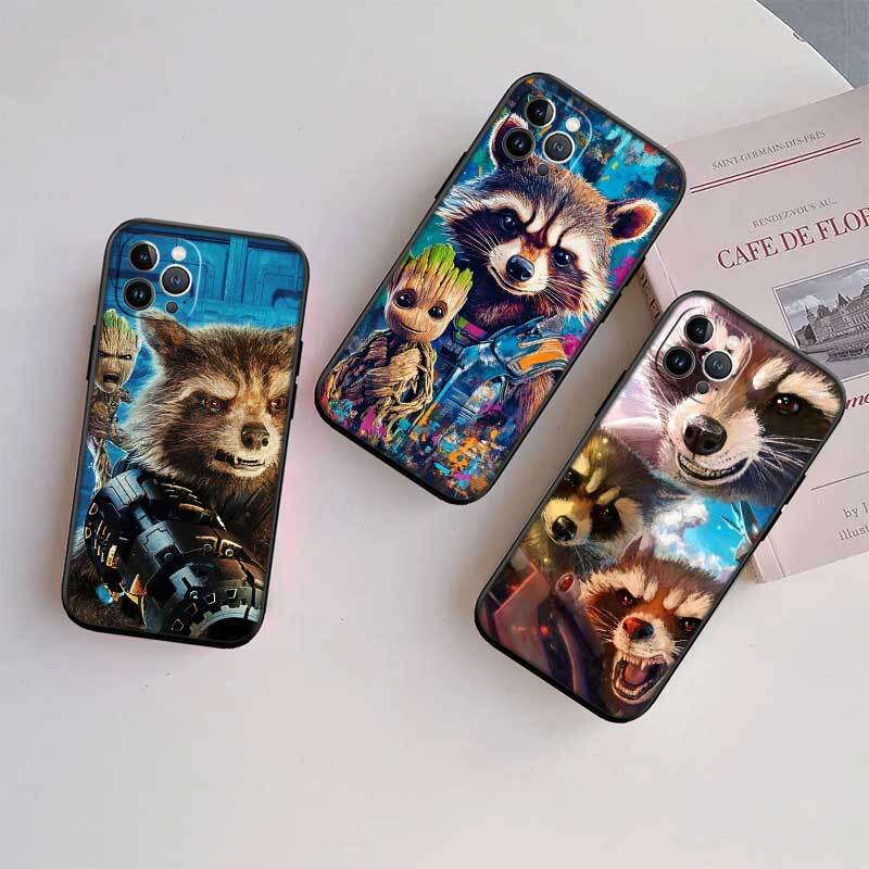 Rocket Raccoon Case for Samsung Note 20 10 S25 Plus Ultra Lite FE M20 M21 M30 M31 M51 A11 A26 A51 A52 A53 A56 A70 A71 A72 A73