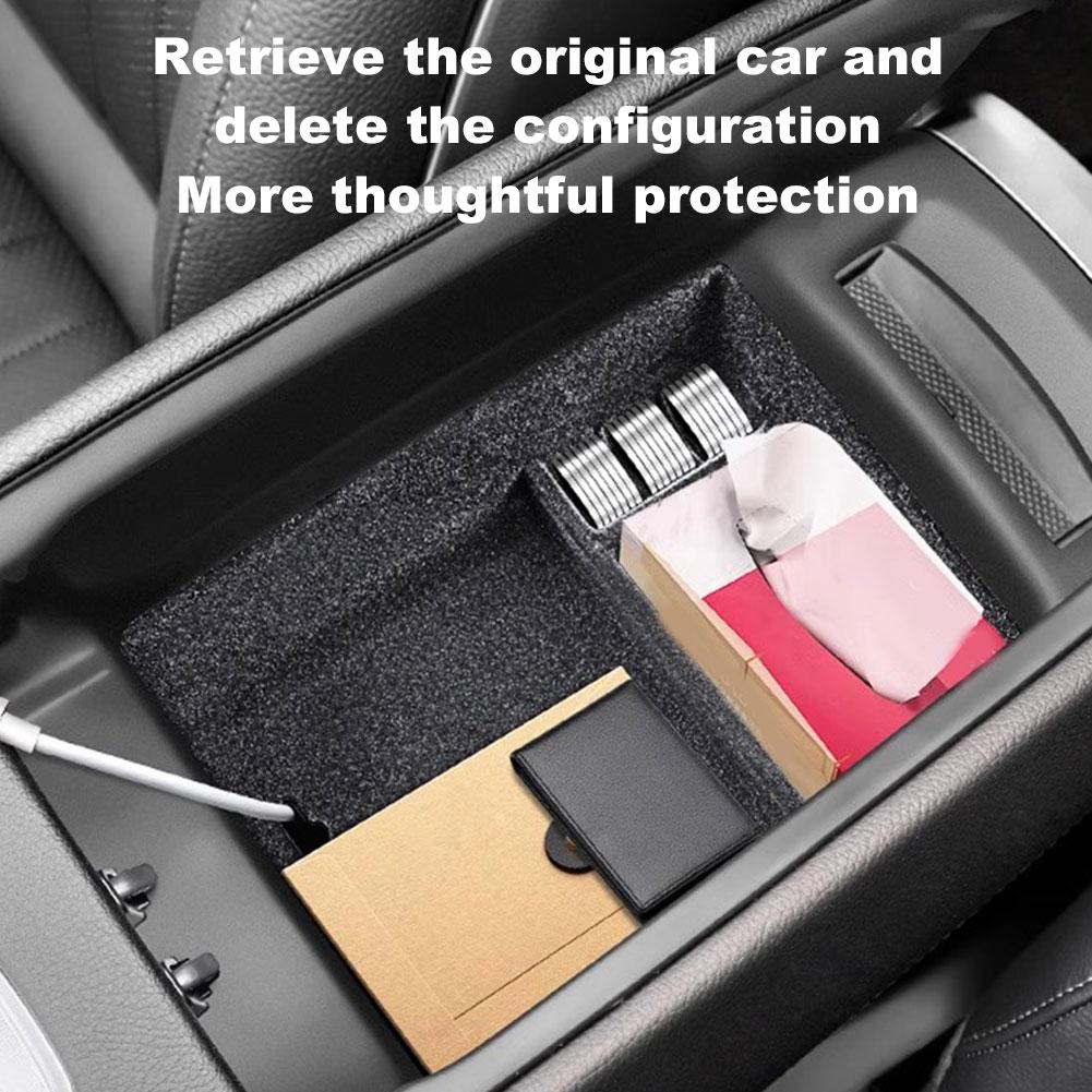 Car Accessories Center Control Armrest Box Storage Debris Tray For Benz EQE Sedan/EQE-SUV/EQS Accesorios Para Auto Tools