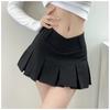 Сексуальная V-образная плиссированная юбка для женщин с высокой талией, облегающая милая мини-юбка, шорты, летняя модная уличная одежда Y2k, одежда Harajuku