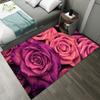 3D Carpets Rug Rose Pattern Kids Bedroom Mat Children Play Mat Memory Foam Bedside Area Rugs Rose Flower Rug Home Decor