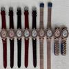 Часы Water Drop Type Retro Light Luxury High-end Водонепроницаемые кварцевые часы Oval Fashion Diamond-Incrinkled Womens Watch