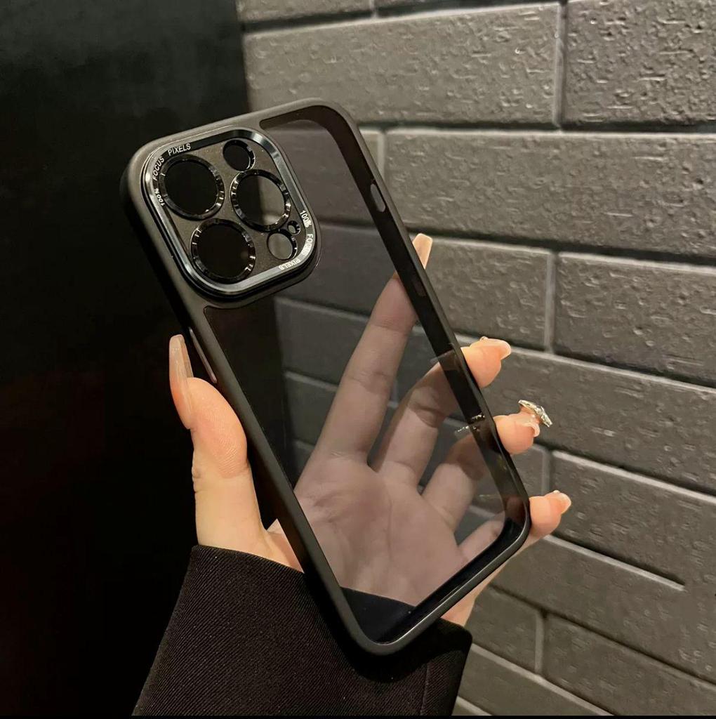 Премиальный металлический чехол для объектива для iPhone 17 Pro Max - Прозрачный, Защитный чехол с полным покрытием для Apple 16