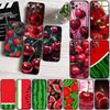 Чехол MH61 Фрукты Арбуз Вишня для Samsung A06 A35 A25 A24 A15 A05S A05 M55 M35 M15 A02 A12 A13 A10 A16 A20 A30 A22 A31 A32 A33 A42 A50