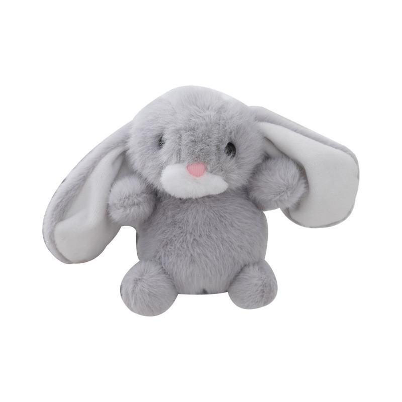 Adorable Rabbit Realistic Plush Keychain With Soft Pp Cotton Stuffing Cute Keyring Toy Perfect For Couples And Car Bags