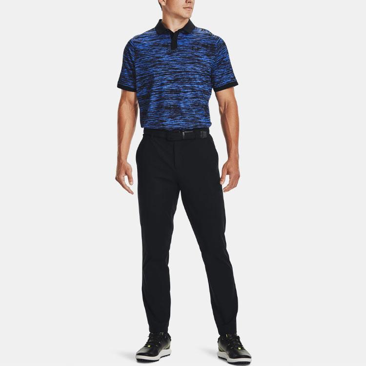 Under Armour Футболка-поло с коротким рукавом для гольфа, мужская, синяя 1361805-437
