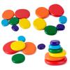 Wooden Montessori Rainbow Pebbles Stack Block Toys Nordic Style Gradient Stacking Stone Balancing Game DIY Educational Kids Toys