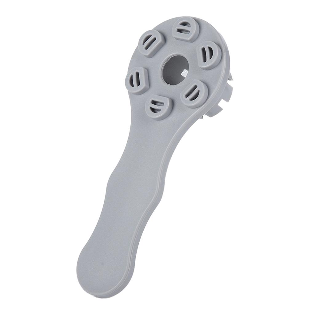 PVC 8 Groove Safety Air Valve Wrench 6 Hole Pressure Relief Valve Spanner Gray for Inflatable Boat