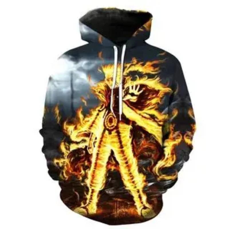 2024 новейшая толстовка с капюшоном Blackened Whirlpool Naruto Character 3D Printed Sweatshirt Boys and Girls Favorite Adult Universal Hoodie