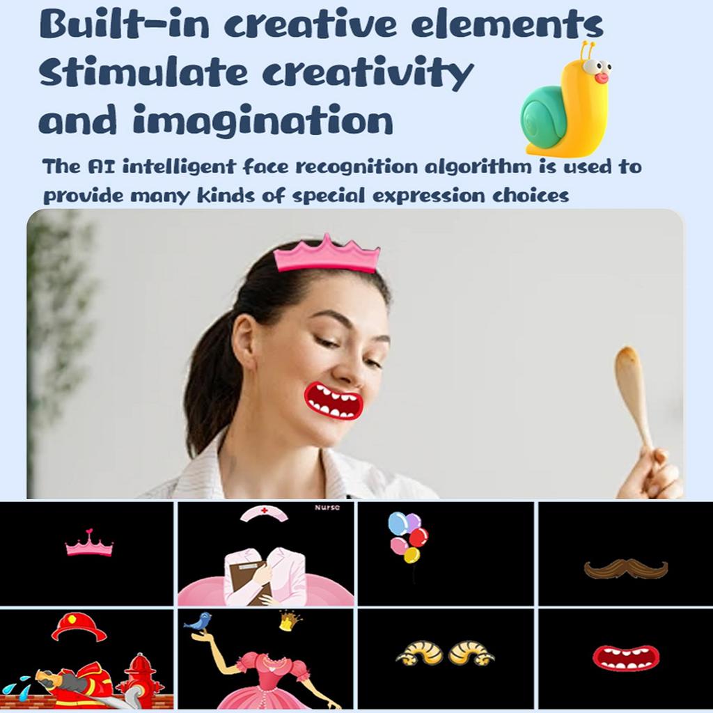 Детская камера Цифровая камера 20 МП Камера для детей Селфи 4-кратный цифровой зум 2,0-дюймовый экран Двойные линзы