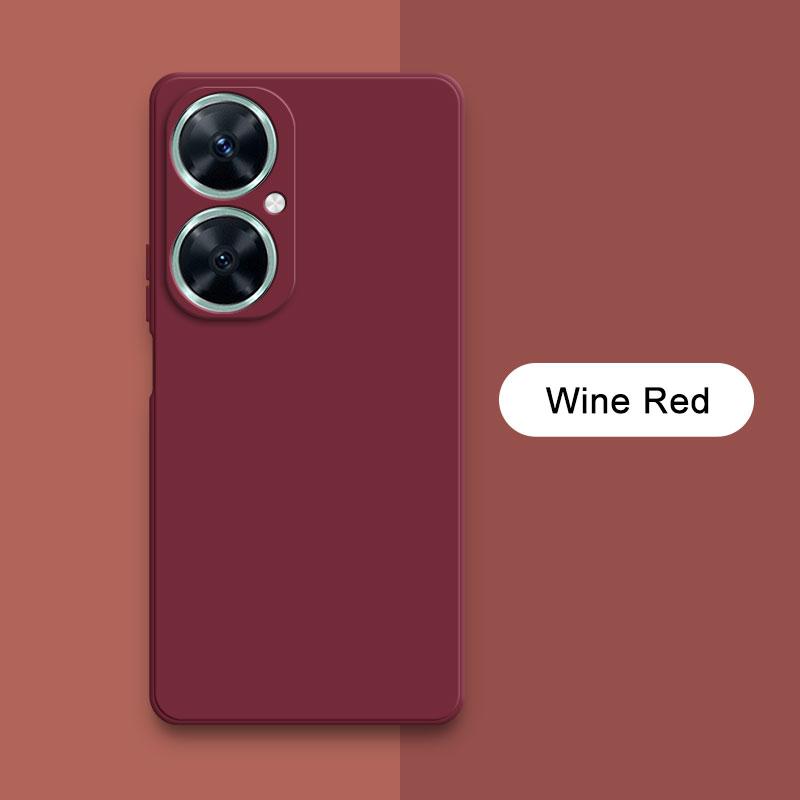 Square Liquid Silicone Back Cover for Huawei Nova 11 Pro Ultra 11i Soft Camera Protective Mobile Phone Case Nova11 Bags