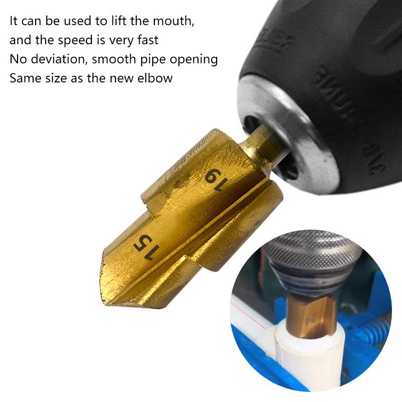 Ppr Lifting Stepped Drill Bit Hexagon Shank Water Pipe Connection Tool 20/25/32Mm Full Open Process