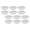 12 Pcs Appetizers Seasoning Dish Sauce Dishes Soy Serving Small Bowls for Dipping White