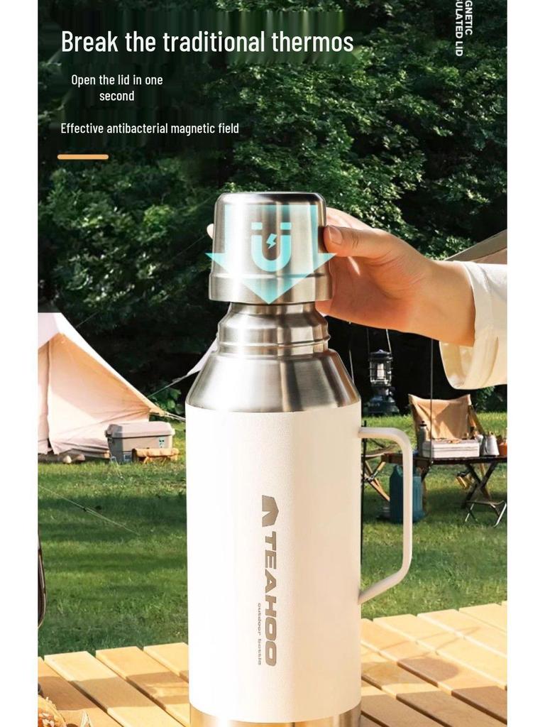 Qi Hu 316 Stainless Steel Insulated Water Bottle, Large Capacity for Home, Outdoor, or Dorm Use.