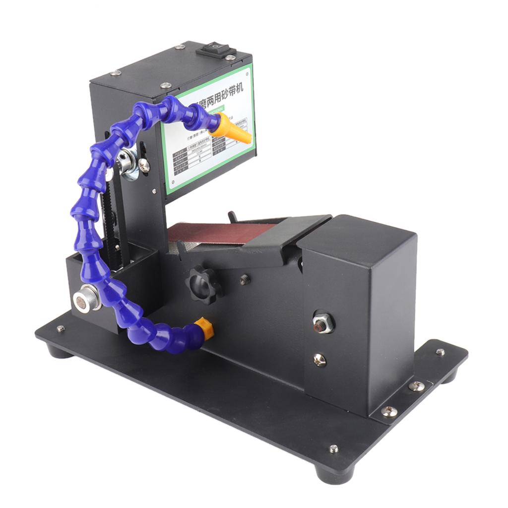 250 Вт мини-ленточный шлифовальный станок, электрический шлифовально-полировальный шлифовальный станок для сухой и влажной шлифовки, шлифовальный станок