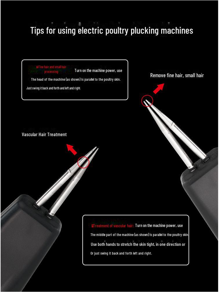 Автоматическая машина для ощипывания птицы с литиевой батареей: Электрическая машинка для удаления перьев у курицы, утки и гуся (Европейский стандарт)
