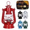 Vintage Fuel Camping Lanterns Metal Kerosene Lantern Hanging Lantern with Handle Oil Burning Lantern for Camping Home Patio