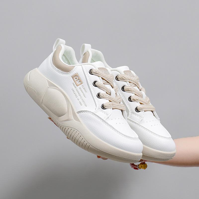 Women's White Shoes New Spring Versatile Casual Instagram Shoes Platform Fashion Sneakers