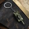 Tank Keychain Pendant Metal Military Tank Keychain Lightweight Retro Bag Charm Accessories for Men And Women Tank Lovers