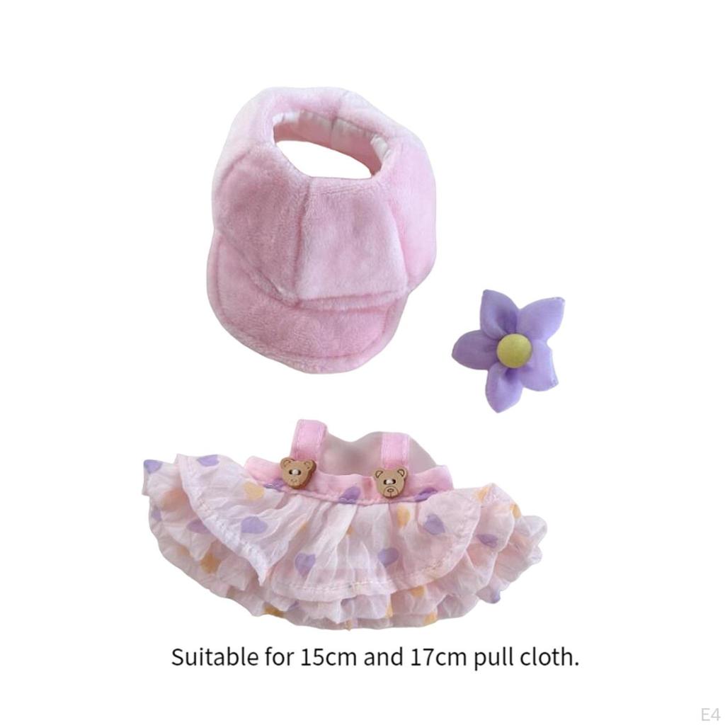 17cm Doll Clothes Set Cute Suit,Doll Accessories,Girl Clothing for Girls