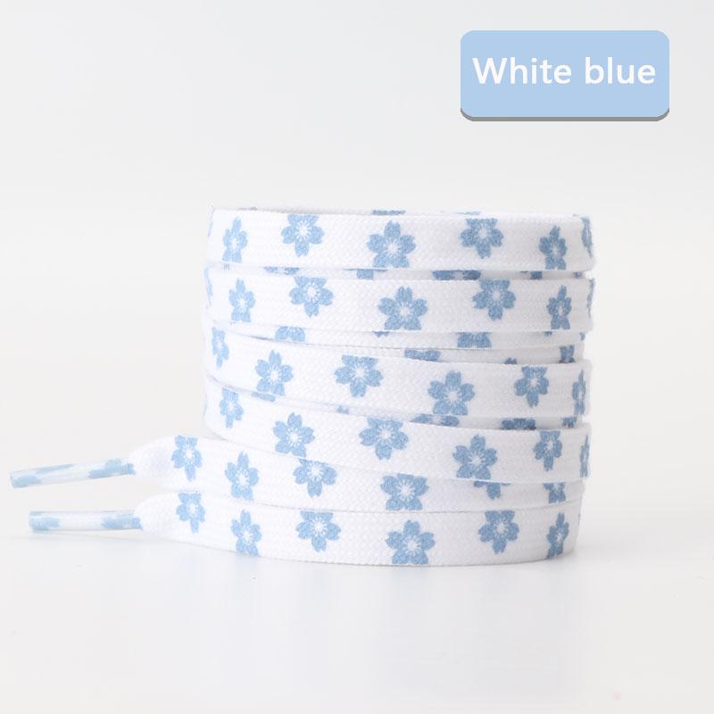 Плоские шнурки для кроссовок Шнурки для обуви с сердечками и любовью Цветы Маленькие ромашки Сакура Шнурки для обуви Высокие холщовые шнурки для обуви