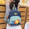 New Korean Style Fashion Cartoon Car Boys and Girls Lightweight Backpack Kindergarten School Bag Backpack