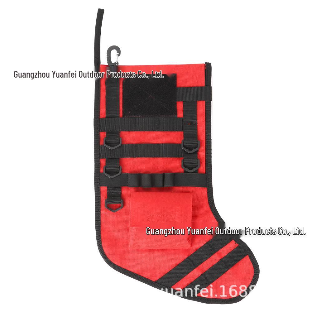 Tactical MOLLE Christmas Stocking Military Bag Ornament and Tool Storage Outdoor Accessory Bag