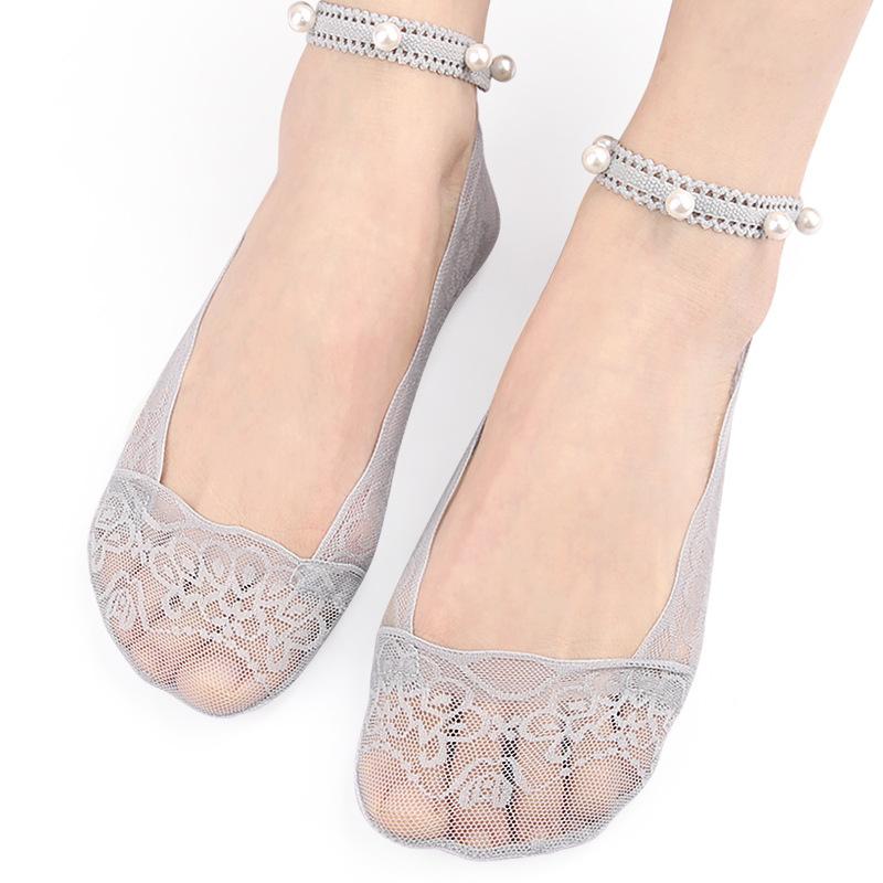 Носки Pearl Boat Socks, летние, тонкие, универсальные, с глубоким вырезом и завязками, невидимые, женские, с завязками Pearl, не спадают и незаметны.