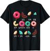 Math Donut Fraction Back To School Teacher Gifts Tee T-Shirt