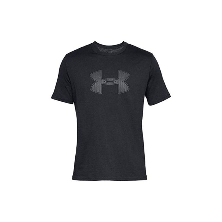 Under Armour Круглый вырез, стандартный крой, футболка, мужские топы, черный цвет 1329583-001