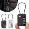Anti-theft 4 Digit Combination Lock Zinc Alloy Wire Rope Padlock Customs Password Lock for Travel