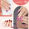Набор гель-лаков PHOENIXY с УФ-лампой 48 Вт, 45 шт., 135 шт., набор гелевых ногтей с эффектом, основа, блестящее верхнее покрытие, маникюрные инструменты, подарки для женщин