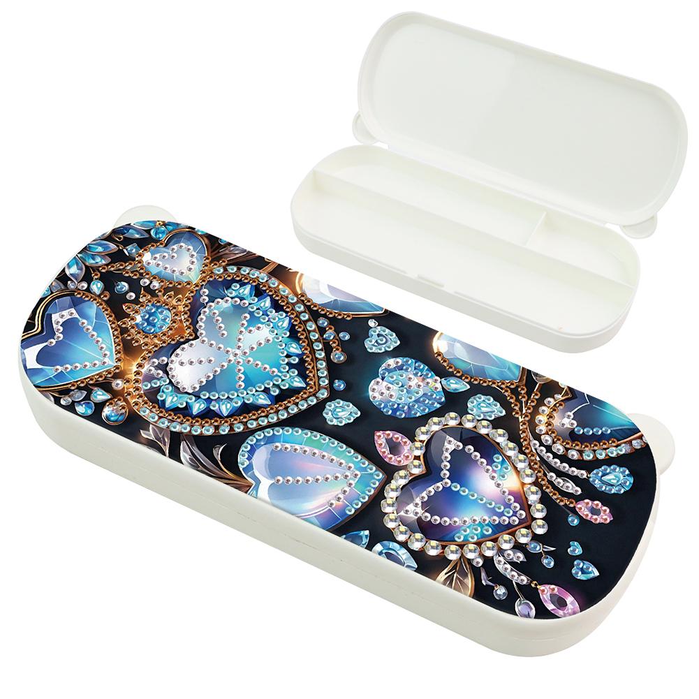 DIY Diamond Painting Pencil Case Multifunctional Storage Box for Pens Brushes Accessories Travel Pencil Case
