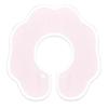 Double-sided Rolling Bib, Plain Light Pink, 1 Piece, 1 Piece