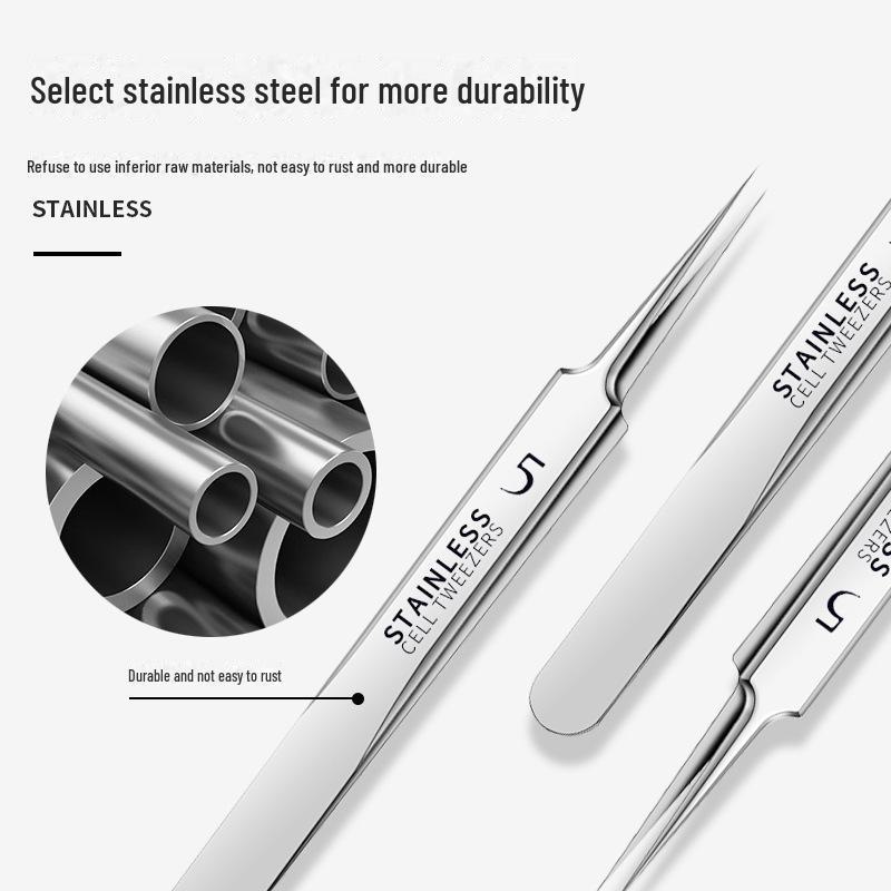 Набор ультратонких игл для лечения акне: Набор пинцетов и инструментов для удаления черных точек