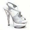 2025 17cm circle diamond lady high heels shoes glitter greet versatile lady sandals