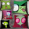 Чехол на подушку I-Invader Z-Zim для 55x55см 40x40см 45x45см 50x50см 30x30см Квадратный офисный чехол для подушки