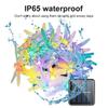 20/50LED Solar LED Dragonfly Fairy Lights Outdoor String Light Garland Waterproof Festival Lamp Garden Christmas Decoration