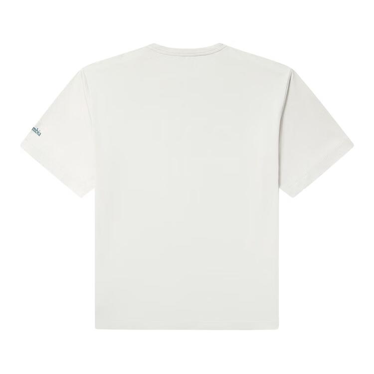 Columbia T-Shirts Men's Ecru Crew Neck Moderate Straight Fit AE9642-278