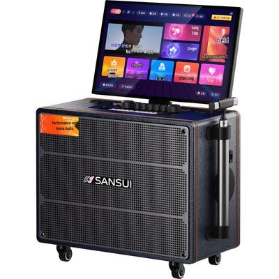 Портативная KTV-караоке колонка Sansui Q129 с дисплеем, штекер CN (адаптер в комплекте)