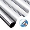 Anti Peeping One Way Mirror Window Film Self Adhesive Heat Control Reflective Film  Windows