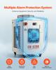 Industrial Water Chiller, 5000W, Industrial Water Cooler Cooling System with Compressor, 15L Tank Capacity, 70 L/min Max Flow Rate, Laser Chiller, for