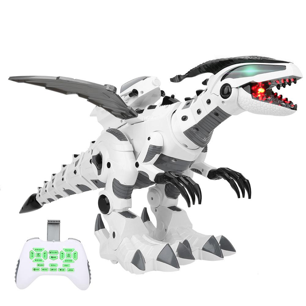 RC Dinosaur Robot Toy Программируемый интерактивный пульт дистанционного управления Dinosaur ModelWhite